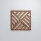 Ekena Millwork Extra Small Allen Decorative Fretwork Wood Wall Panels, Walnut, 7 3/8"W x 7 3/8"H x 3/8"T WALW08X08X0375ALLWA - alternate 3